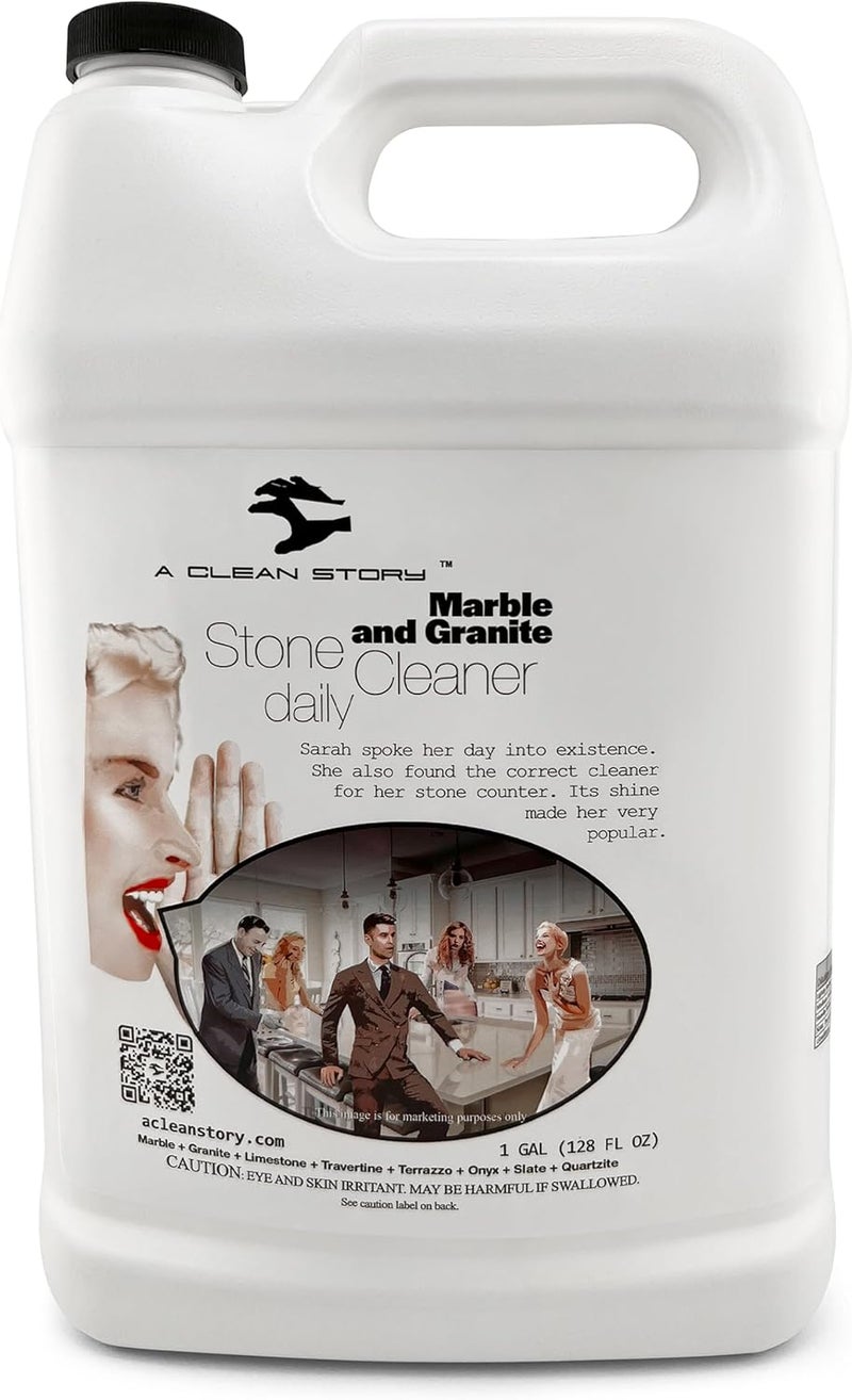 A Clean Story Marble and Granite Daily Stone Cleaner - 1 Gallon - Image 1